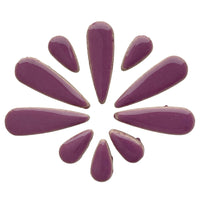 Ceramic Teardrops Purple