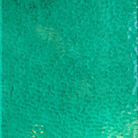 Glass Plate Teal Hammered