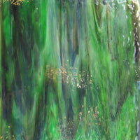 Placa de Vidro Verde Ondulado