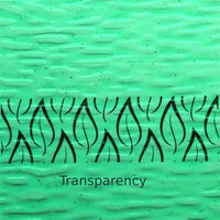 Plaque de Verre Pistache Vagues Douces