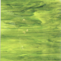 Placa de Vidro Verde-Amarelo Marmoreado