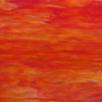 Placa de Vidrio Naranja Amarillo Profundo con Textura