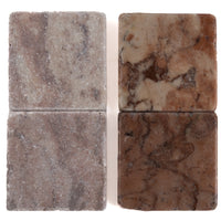 Marble 20x20mm Chinese Red