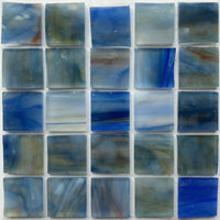 Pastilha de Vidro Tiffany Glacier 20mm Azul Maré