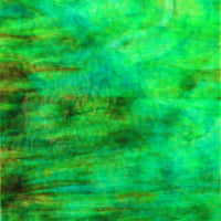 Placa de vidro azul-turquesa