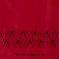 Glass Plate Bright Cherry Red