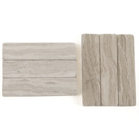 Varetas de Mármore Grão de Madeira Branco