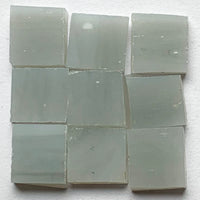 Pormenor de Tiffany Glacier Alfazema com nove pastilhas de vidro