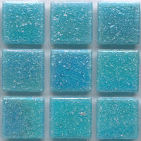 Pâtes De Verre Irisées 20mm Bleu Côtier