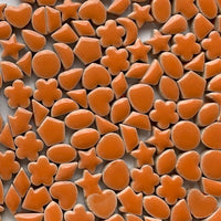 Verre Mosaique - glass mosaic -Glasmosaik-glasmozaïek-Charms Mini Oranje - mosaicshop
