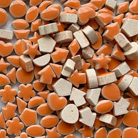 Verre Mosaique - glass mosaic -Glasmosaik-glasmozaïek-Charms Mini Oranje - mosaicshop