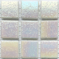 Verre Mosaique - glass mosaic -Glasmosaik-glasmozaïek-Glasmozaiek Iriserend 20mm Engelvleugel - mosaicshop