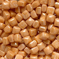 Verre Mosaique - glass mosaic -Glasmosaik-glasmozaïek-Micro Glasmozaiek 4,8mm Parelmoer Oranje - mosaicshop