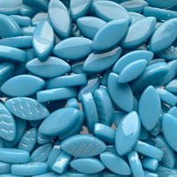 Verre Mosaique - glass mosaic -Glasmosaik-glasmozaïek-Ottoman Bloemblaadjes Blauw Meer - mosaicshop