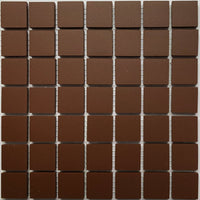 Verre Mosaique - glass mosaic -Glasmosaik-glasmozaïek-Winckelmans 20mm Brun - mosaicshop