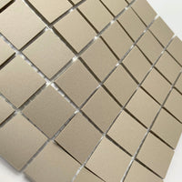 Verre Mosaique - glass mosaic -Glasmosaik-glasmozaïek-Winckelmans 20mm Gris - mosaicshop