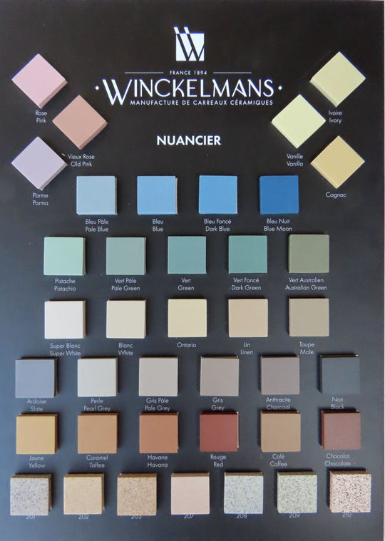 Sample Board Winckelmans