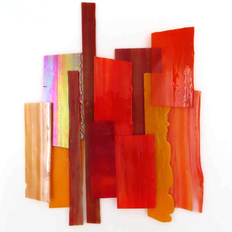 Crazy Paving XL Orange Mix