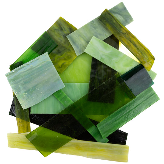 Fragmentos de Vidro XL Verde