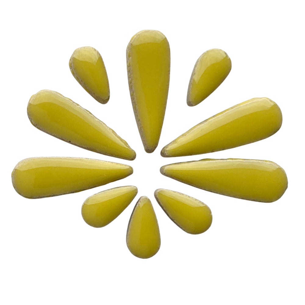 Ceramic Teardrops  Lemon