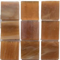 Pastilha de Vidro Tiffany Glacier 20mm Caramelo-escocês
