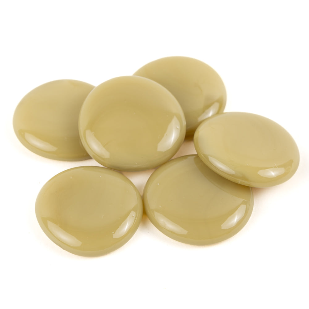 Glass Nuggets XL 30-36mm  Cream