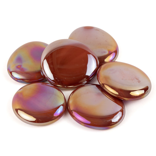 Glass Nuggets XL 30-36mm Opal Red