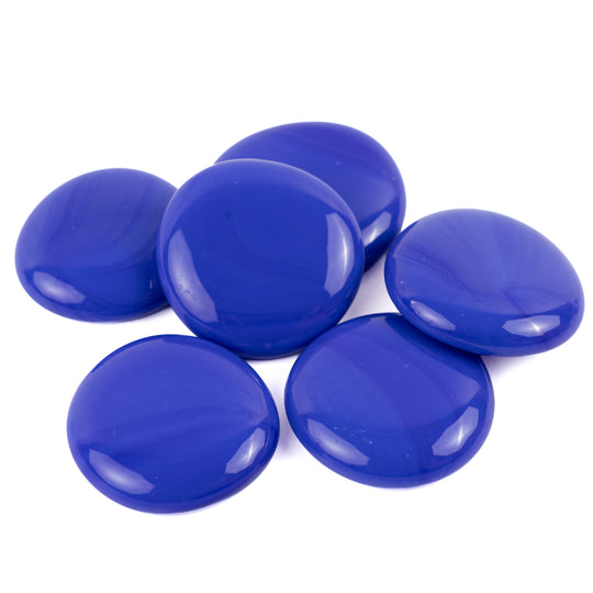 Gotas de Vidro XL 30-36mm Azul