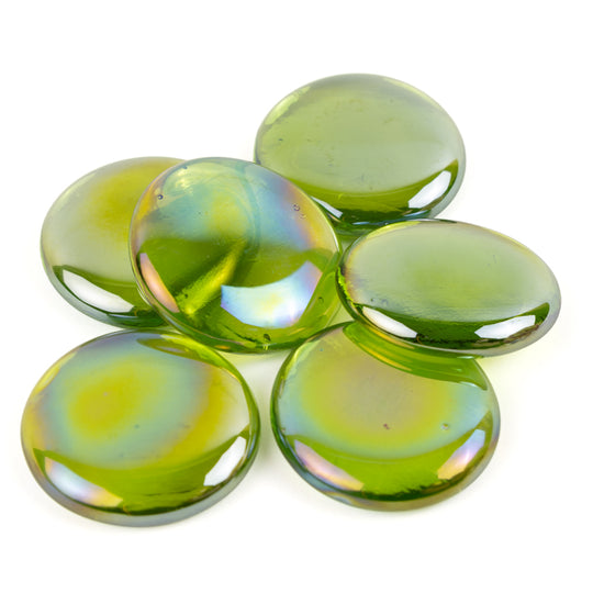 Gemas de Vidrio XL 30-36mm  Kiwi Diamante