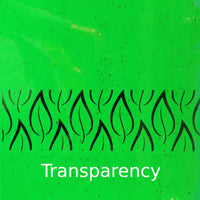 Plaque de Verre Citron Vert Néon