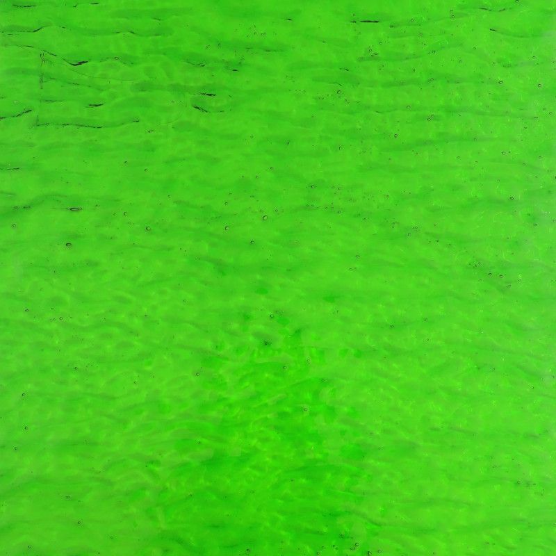 Plaque de Verre Clair Vert Acide Ondulé