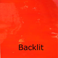 Placa de vidro Laranja brilhante