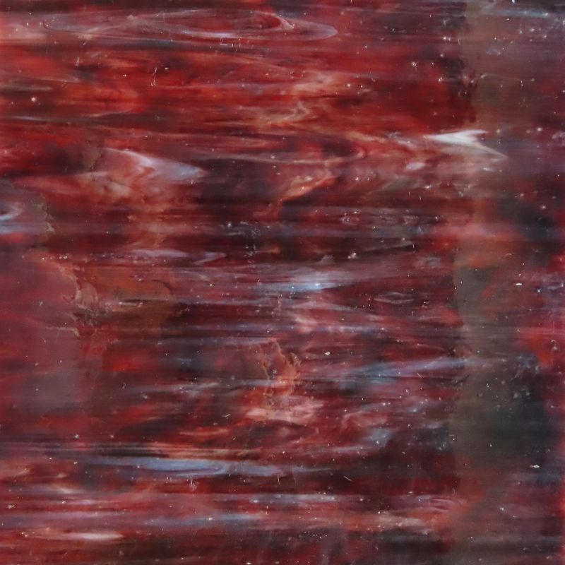 Placa de Vidro Vermelho Sangue