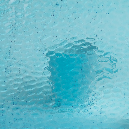 Glass Plate Water Hammered
