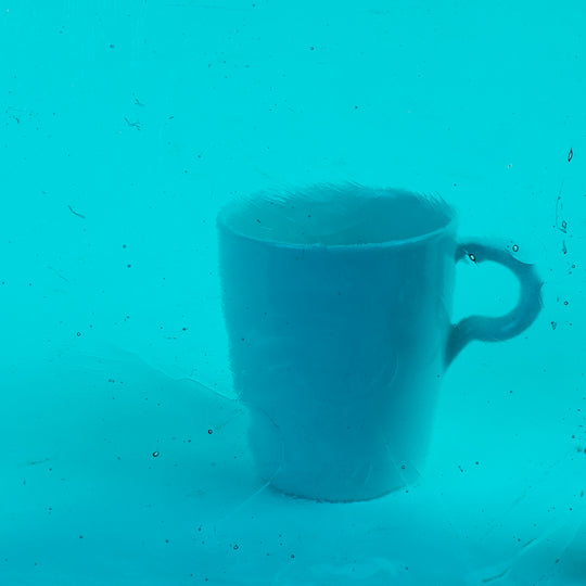 Glass Plate Aqua