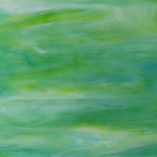 Glass Plate  Sea Green Mottle