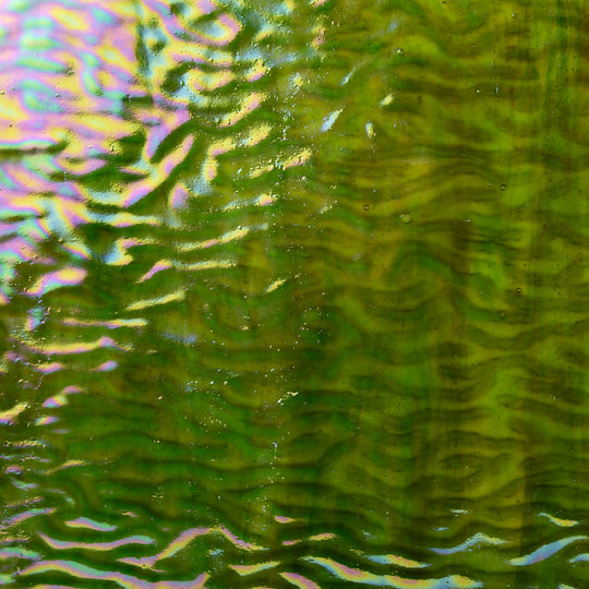 Glass Plate  Camouflage Wavy Iridescent