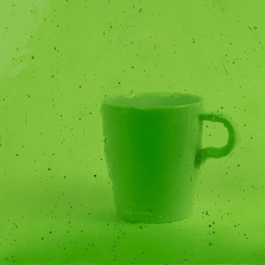Plaque de Verre Citron Vert Néon