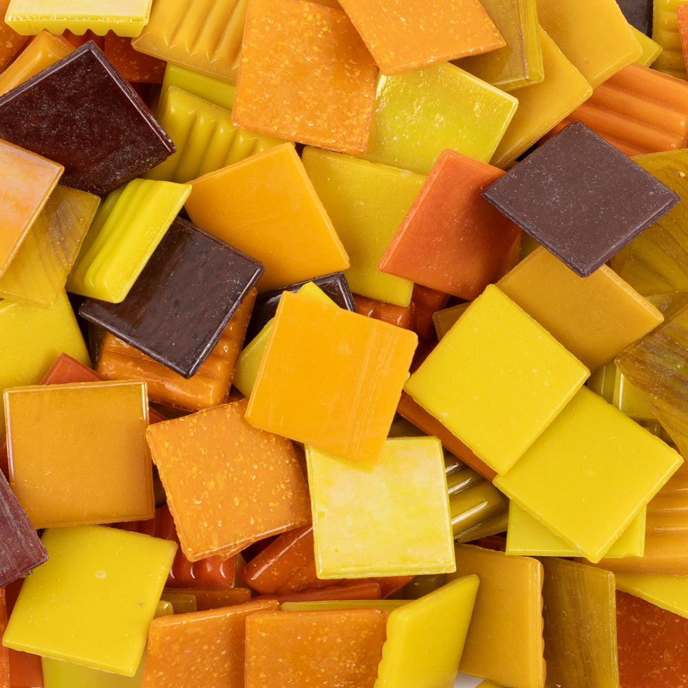 Glass Mosaic Summer Mix 20mm