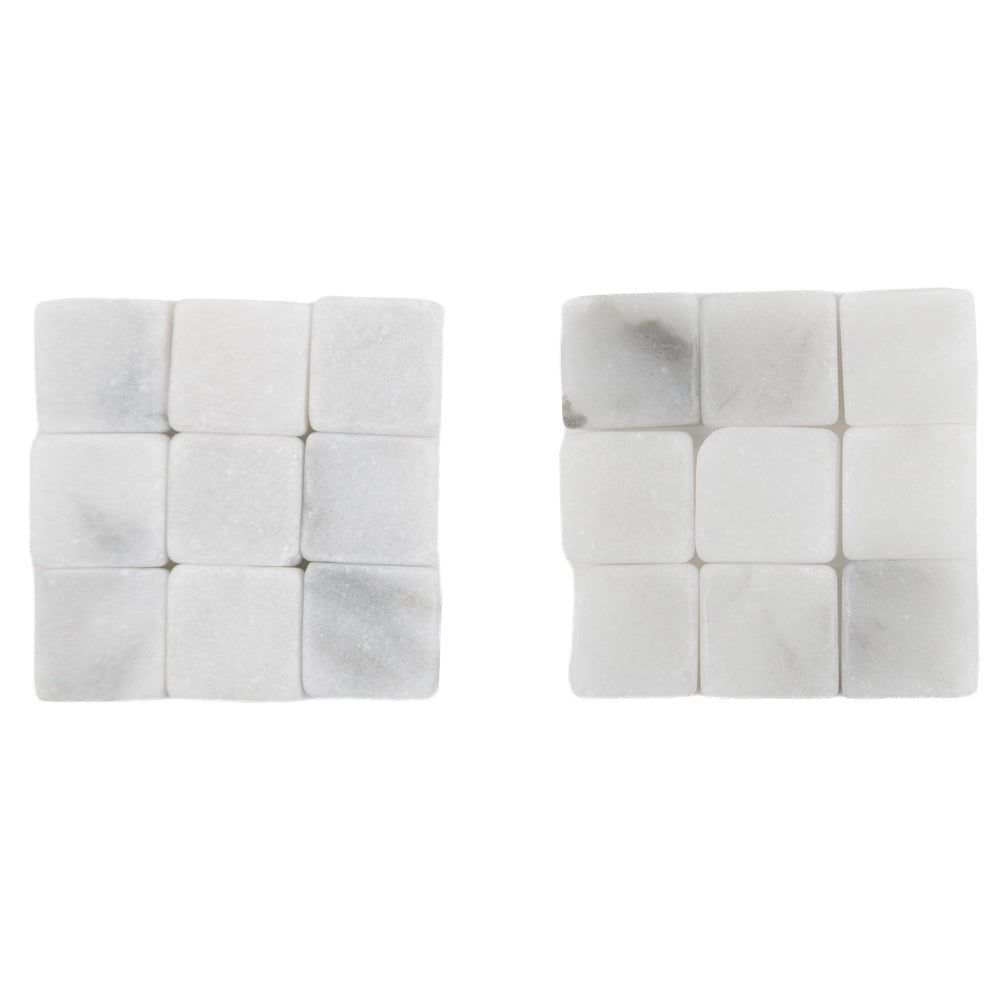 Marble 10x10mm  Bianco Carrara