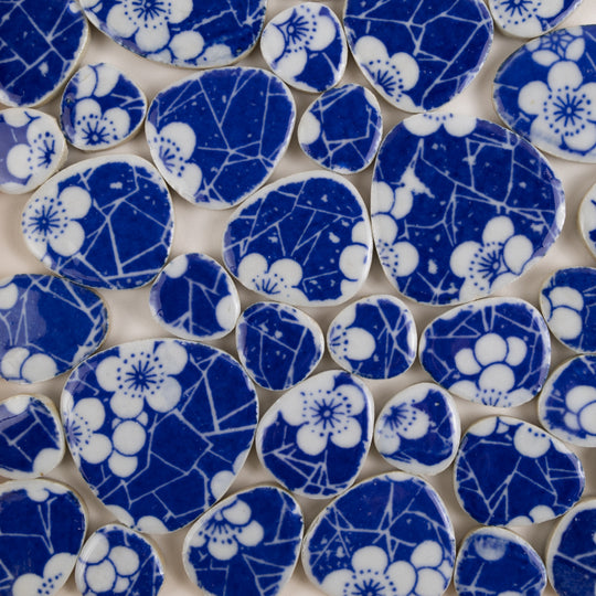 Seixos Cerâmicos Azul Profundo (Soltos)