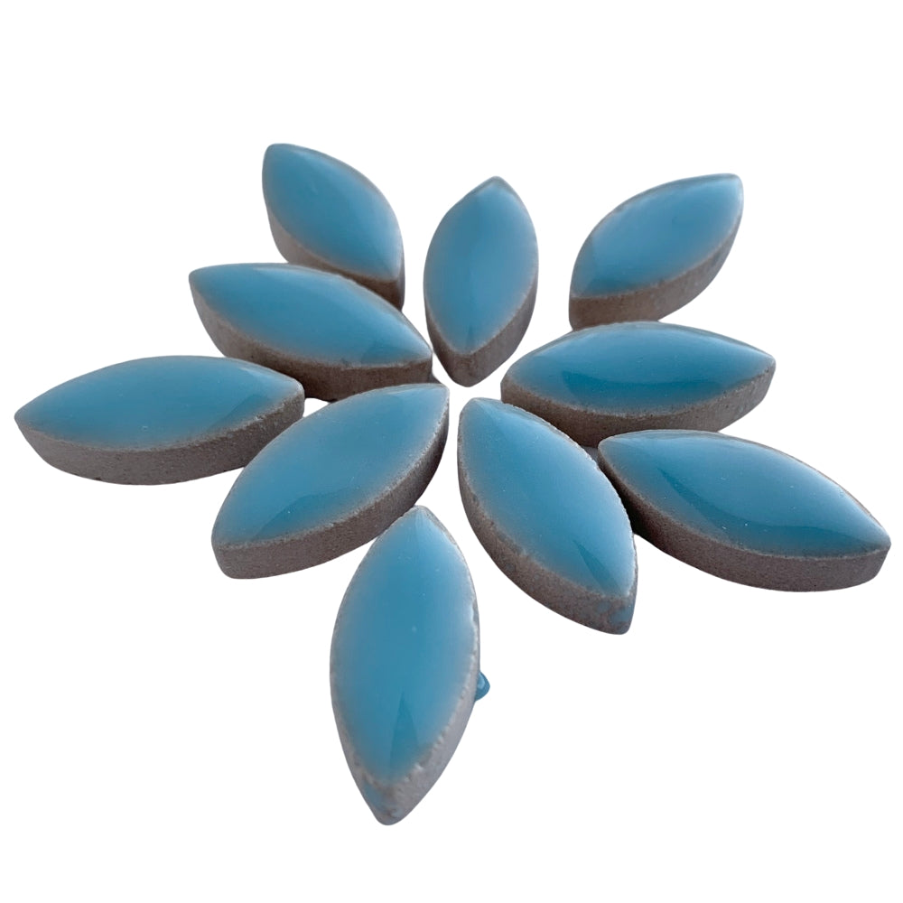Ceramic Petals 25mm Azure
