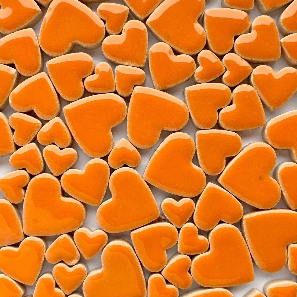 Charms Cœurs Orange