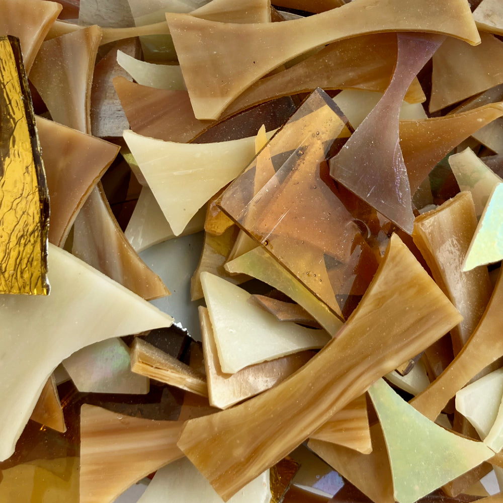 Fragmentos de Vidro Âmbar