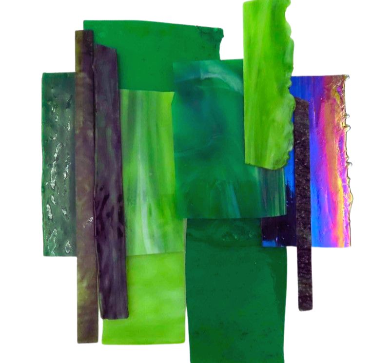 Fragmentos de Vidro XL Verde