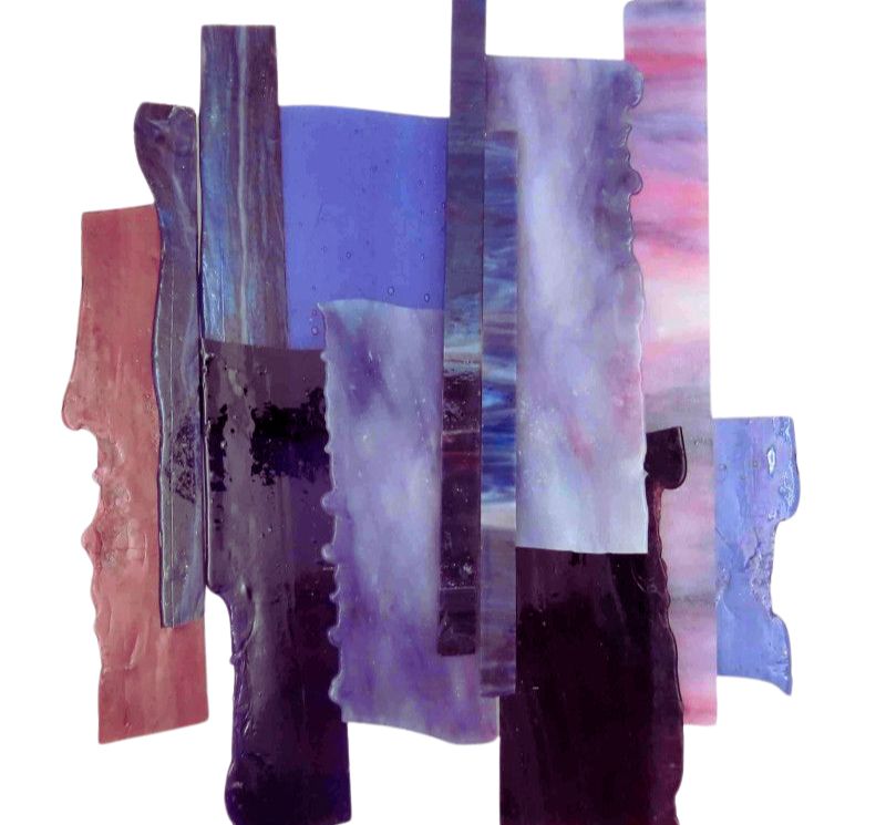 Fragmentos de Vidro XL Violeta