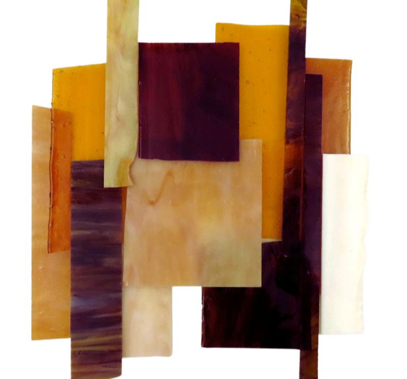 Fragmentos de Vidro XL Âmbar