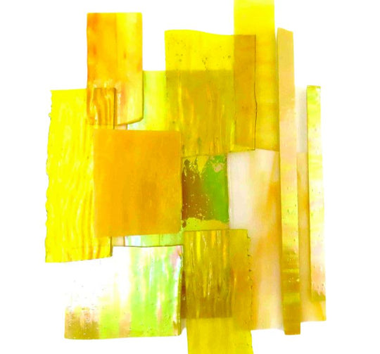 Fragmentos de Vidro XL Amarelo