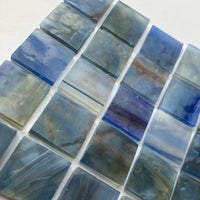 Pastilha de Vidro Tiffany Glacier 20mm Azul Maré