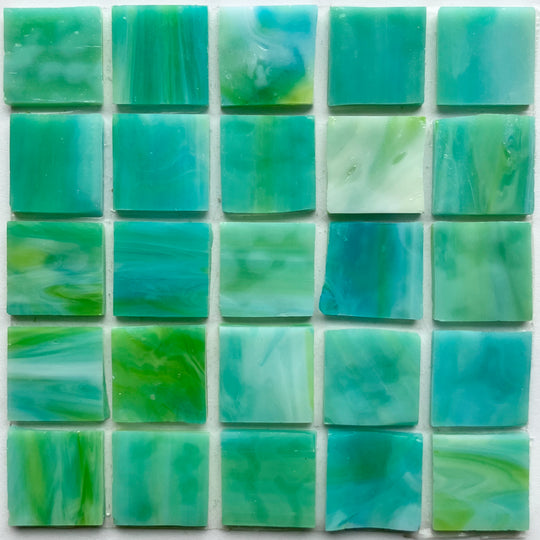 Pastilha de Vidro Tiffany Glacier 20mm Peixe-papagaio